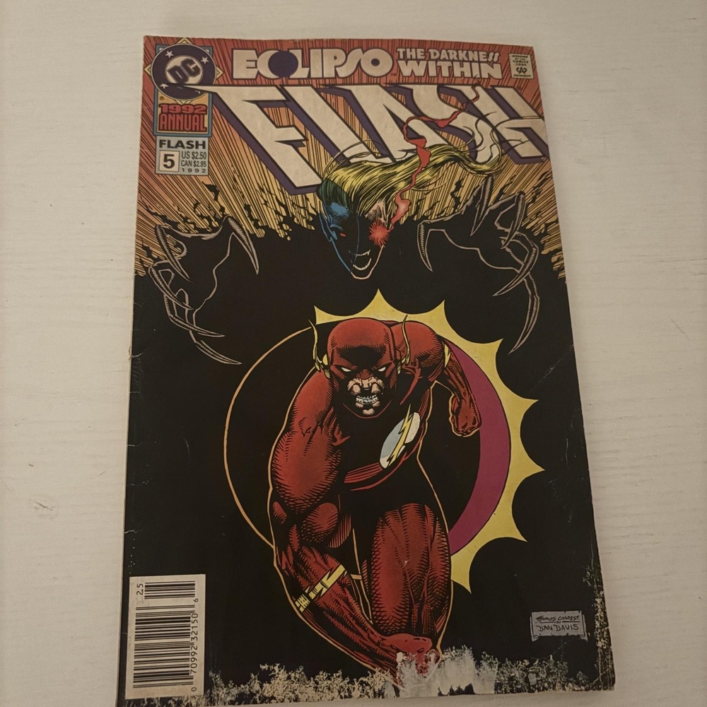 The‎ Flash Annual DC Comics #5 1992 Eclipso Darkness Within Color Comic Book